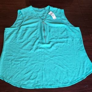 NWT NY&Co XL teal tank